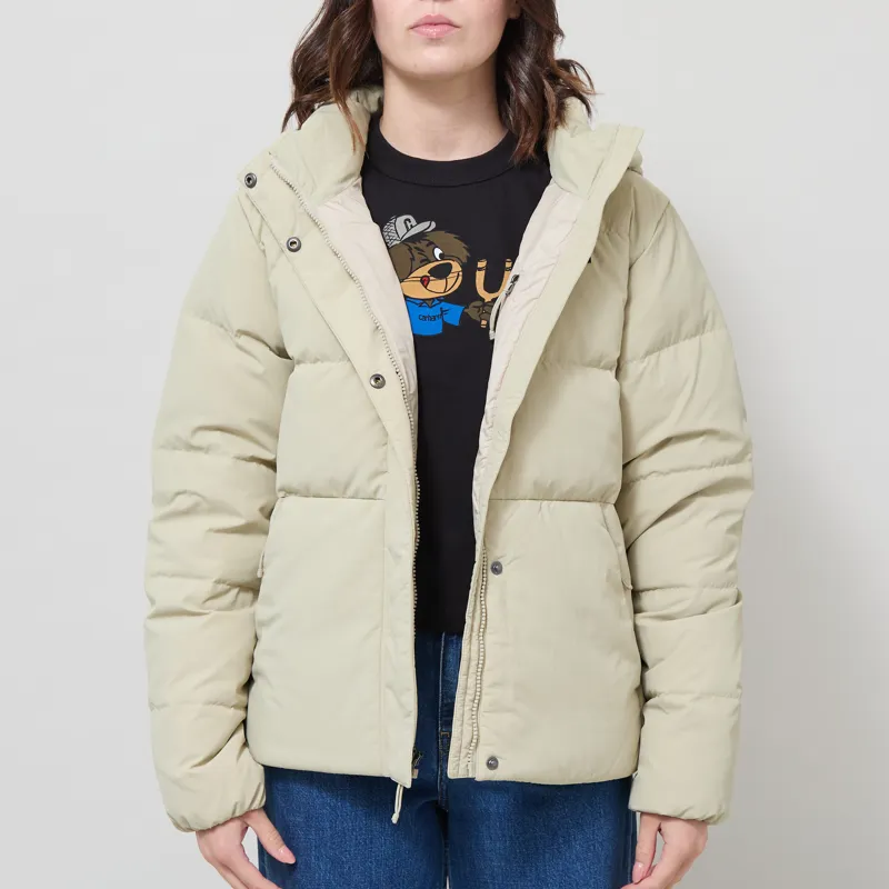 Patagonia Womens Sisar Down Hoodie Jacket Weathered Stone-1