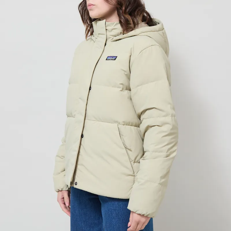 Patagonia Womens Sisar Down Hoodie Jacket Weathered Stone-2