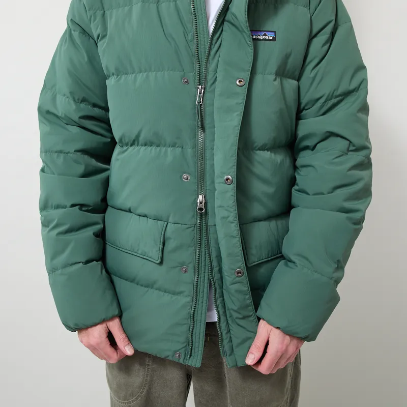 Patagonia Sisar Down Hoody Jacket Canopy Green-12