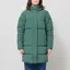 Patagonia Womens Sisar Down Parka Canopy Green