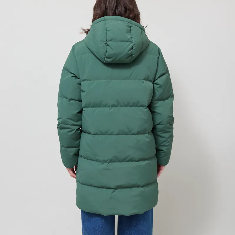Patagonia Womens Sisar Down Parka Canopy Green-2
