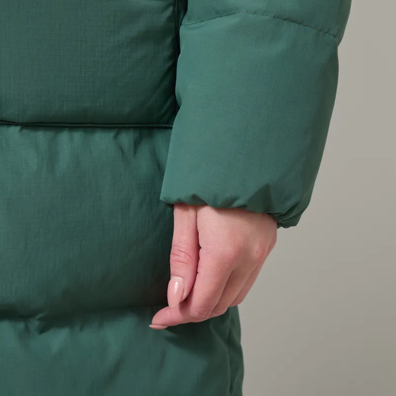 Patagonia Womens Sisar Down Parka Canopy Green-10
