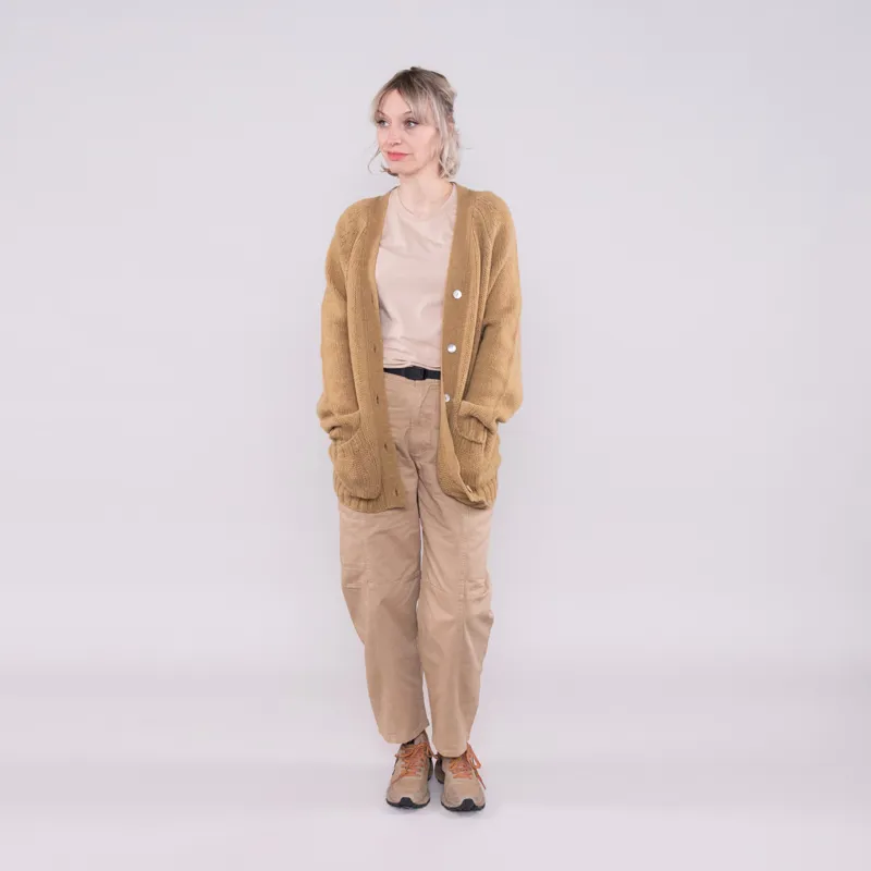 Sideline Womens Nimes Cardigan Ochre-1