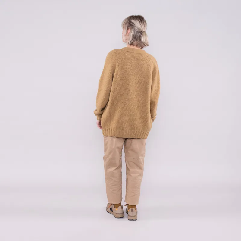 Sideline Womens Nimes Cardigan Ochre-3