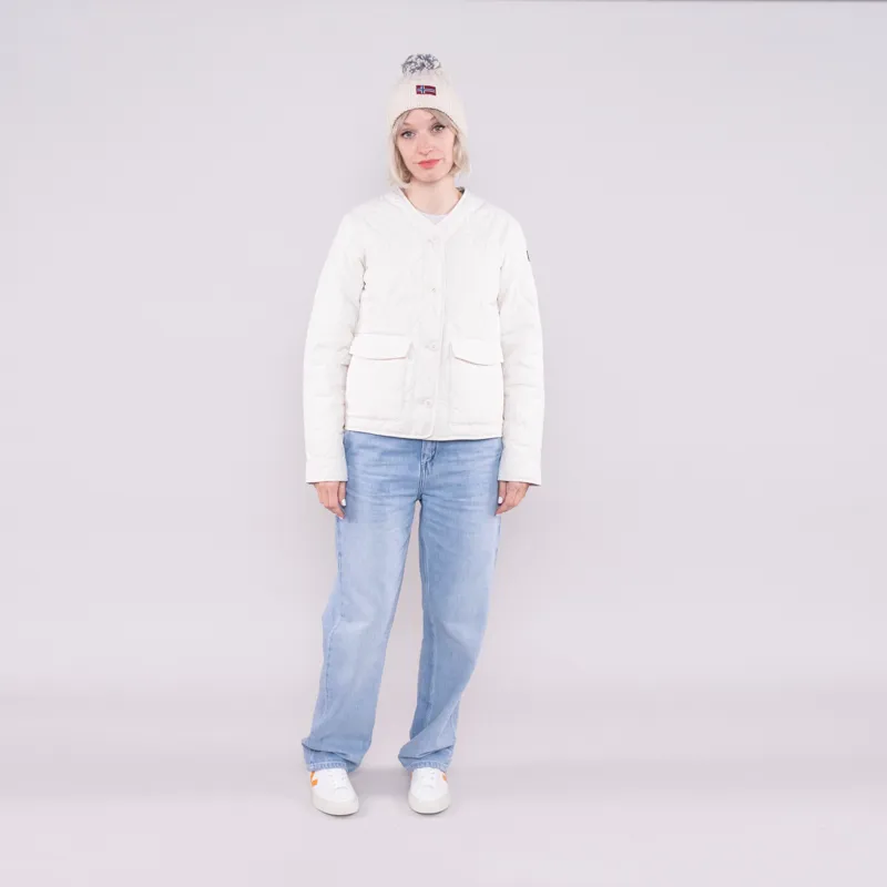 Napapijri Womens Weather Jacket Whitecap Grey-1