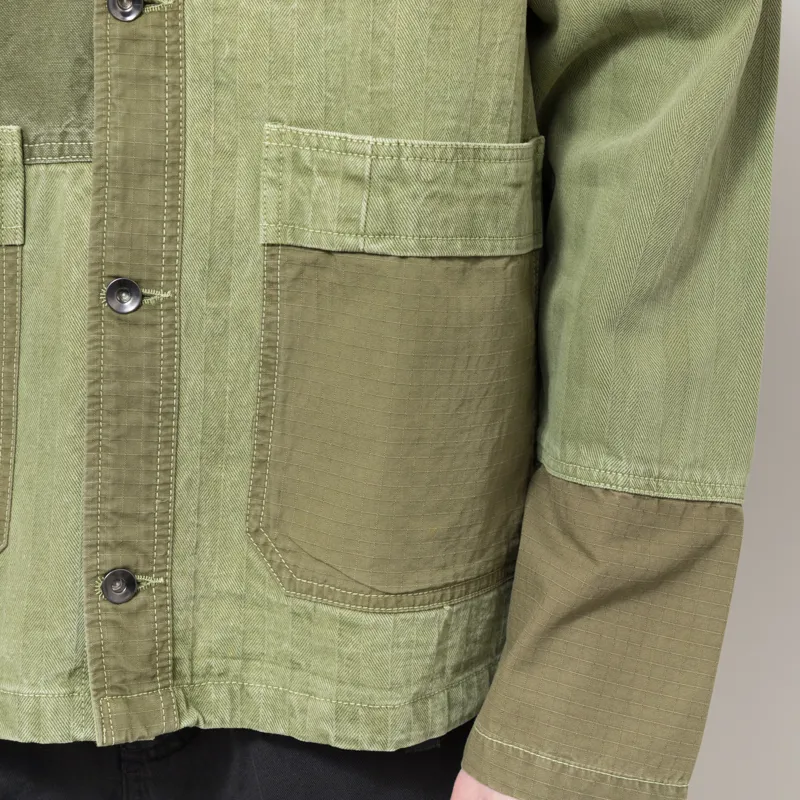 Earth People Orourke Chore Jacket Green-5