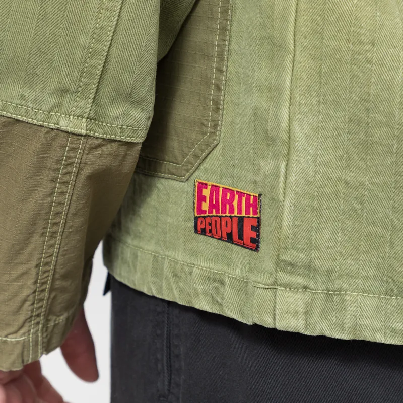 Earth People Orourke Chore Jacket Green-7