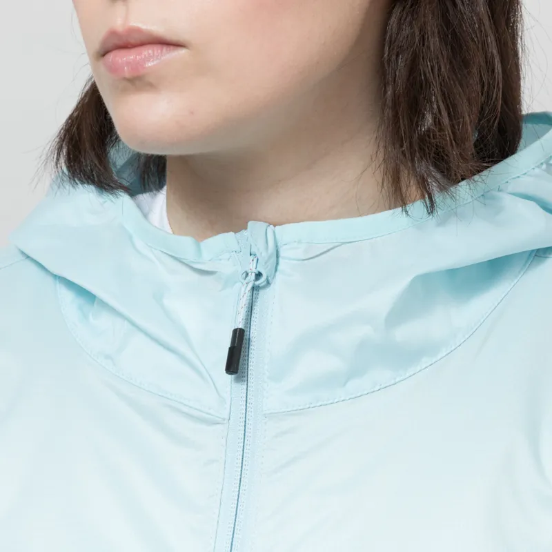 Columbia Womens Crested Canyon Hooded Windbreaker Safari Everblue Marine Light-3