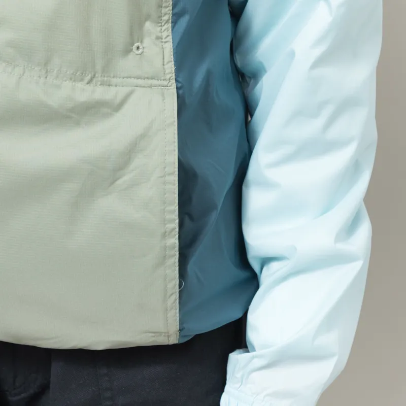 Columbia Womens Crested Canyon Hooded Windbreaker Safari Everblue Marine Light-7