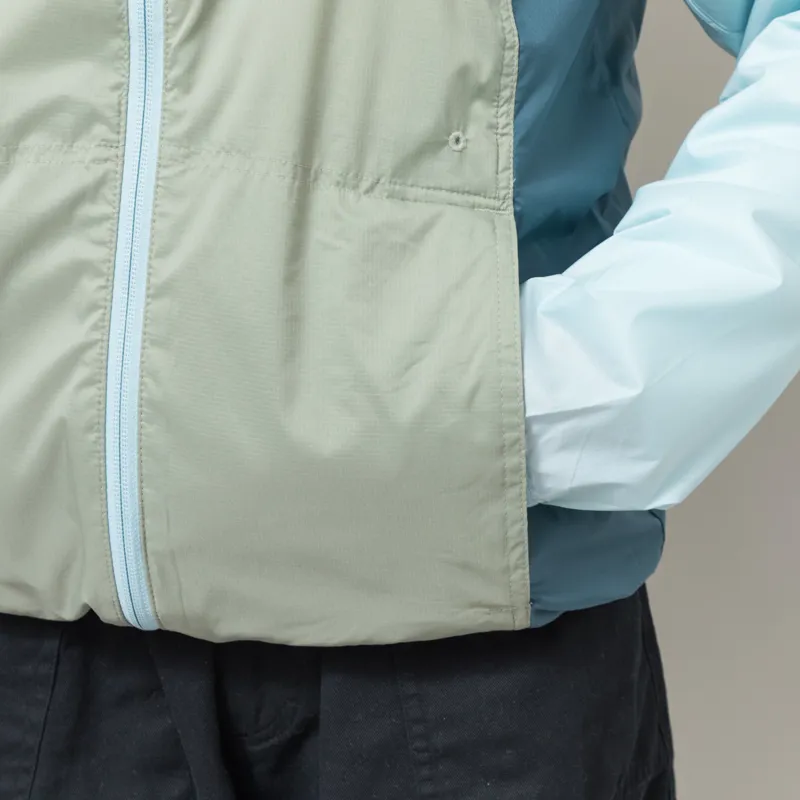 Columbia Womens Crested Canyon Hooded Windbreaker Safari Everblue Marine Light-6