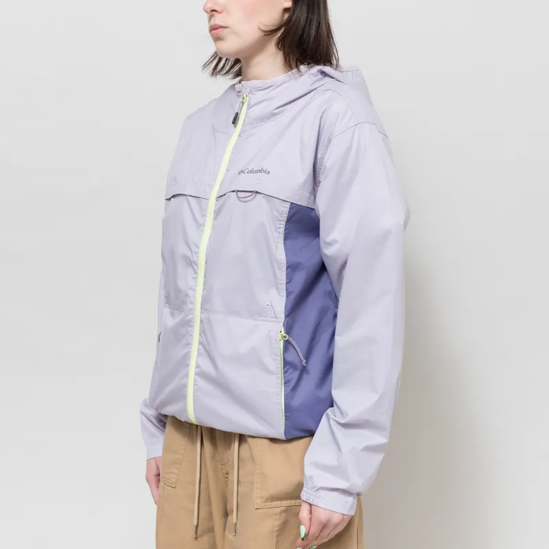 Columbia Womens Crested Canyon Hooded Windbreaker Lavender Pearl Stormwatch-1