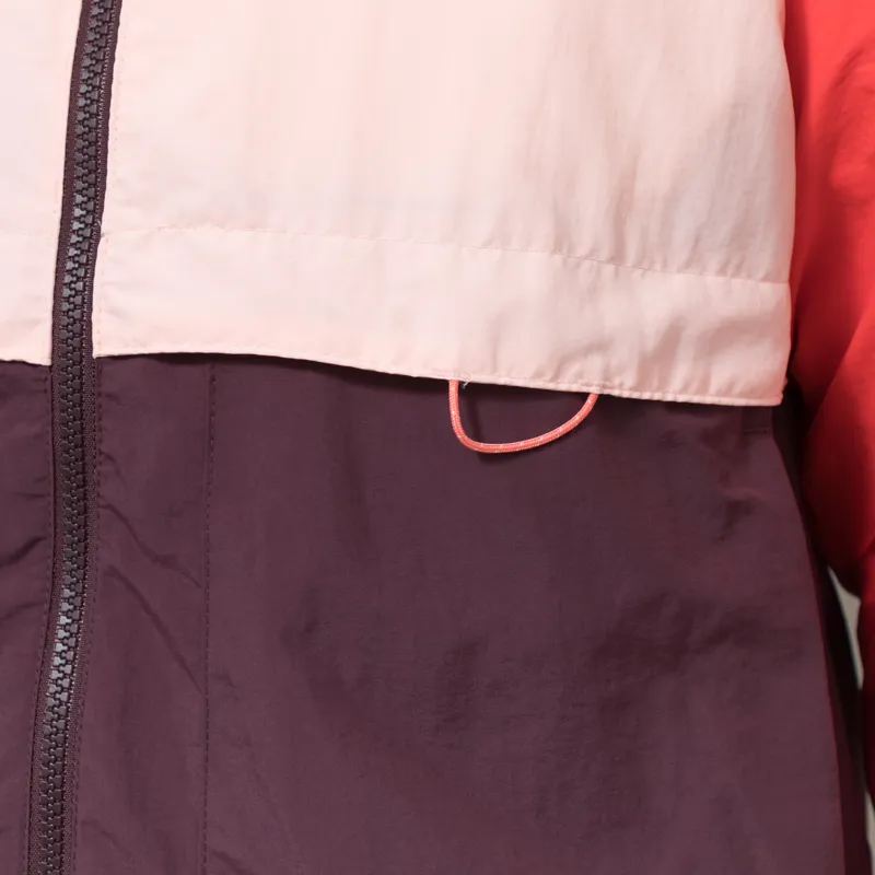 Columbia Womens Spire Valley Hooded Windbreaker Moonvista Pink Sand Poppy Red-4