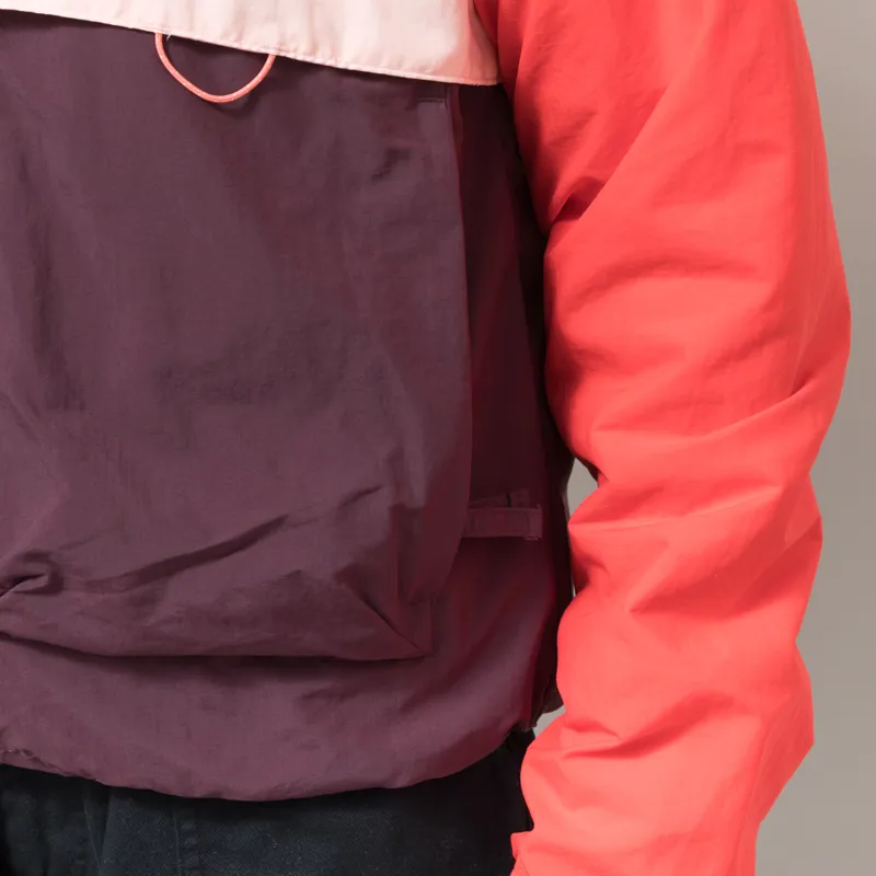 Columbia Womens Spire Valley Hooded Windbreaker Moonvista Pink Sand Poppy Red-9