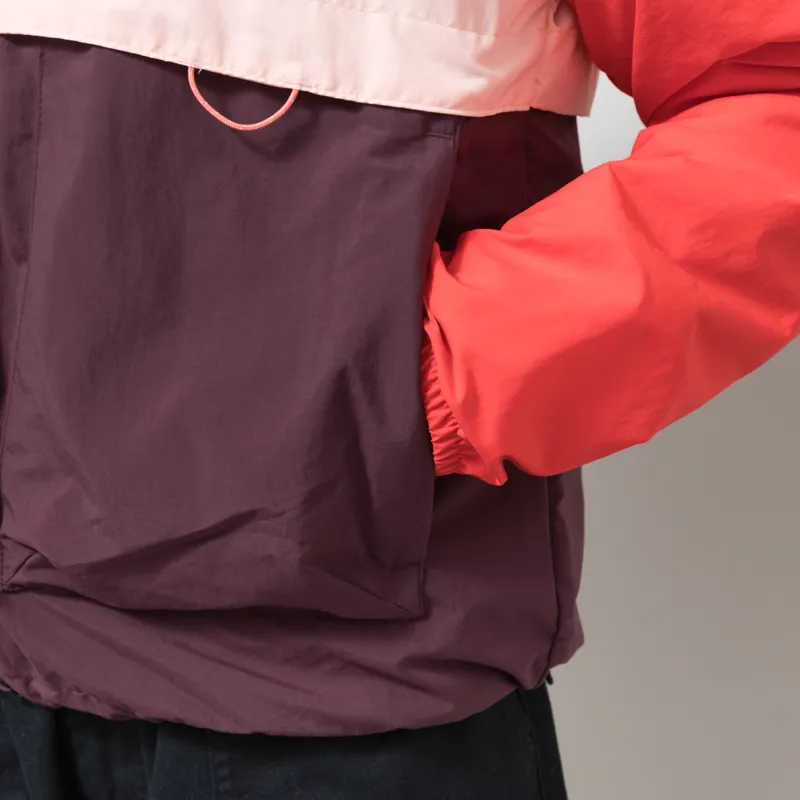 Columbia Womens Spire Valley Hooded Windbreaker Moonvista Pink Sand Poppy Red-7