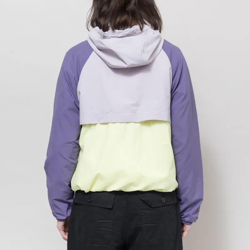 Columbia Womens Spire Valley Hooded Windbreaker Citron Haze Lavender Storm-2