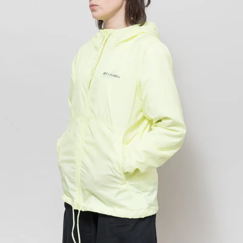 Columbia Womens Flash Forward II Hooded Windbreaker Citron Haze-1