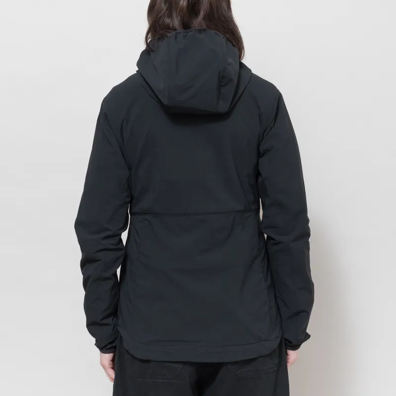 Columbia Womens Heather Canyon II Hooded Hiking Softshell Jacket Black-2