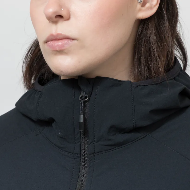 Columbia Womens Heather Canyon II Hooded Hiking Softshell Jacket Black-3