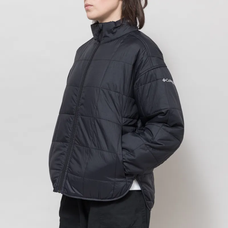 Columbia Womens Sienna Hill Packable Quilted Jacket Black-1