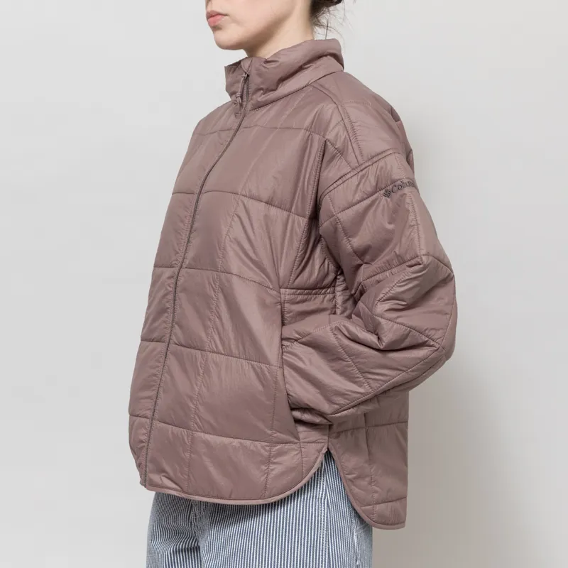 Columbia Womens Sienna Hill Packable Quilted Jacket Iron-1