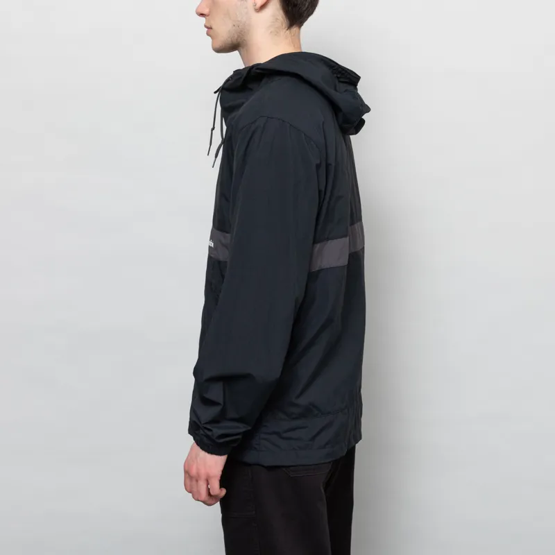 Columbia Spire Valley Hooded Windbreaker Black Shark-2