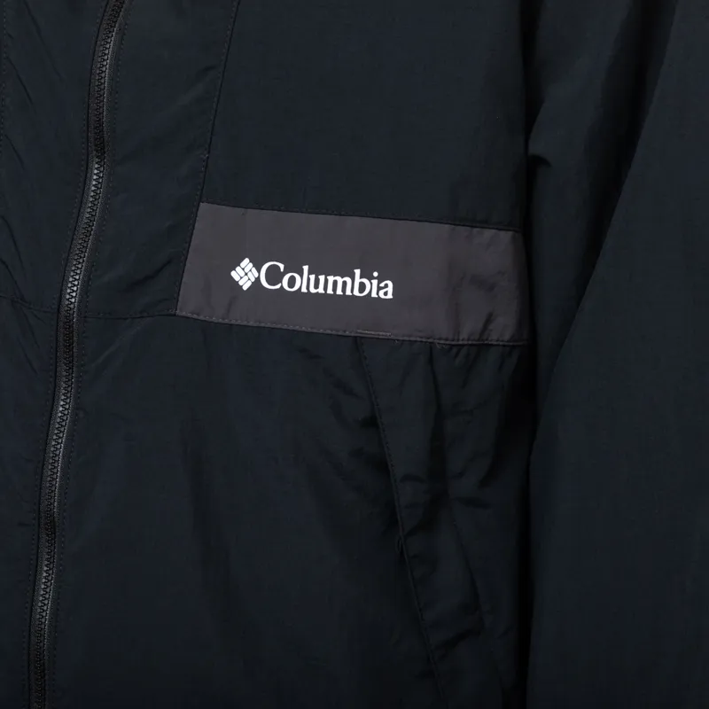 Columbia Spire Valley Hooded Windbreaker Black Shark-7
