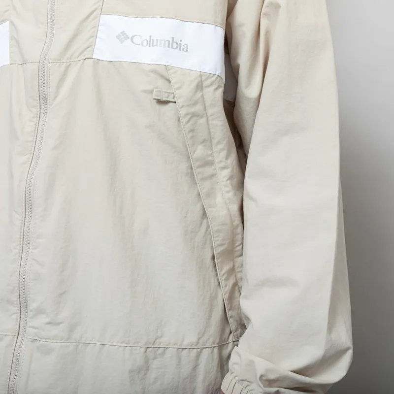 Columbia Spire Valley Hooded Windbreaker Dark Stone White-8