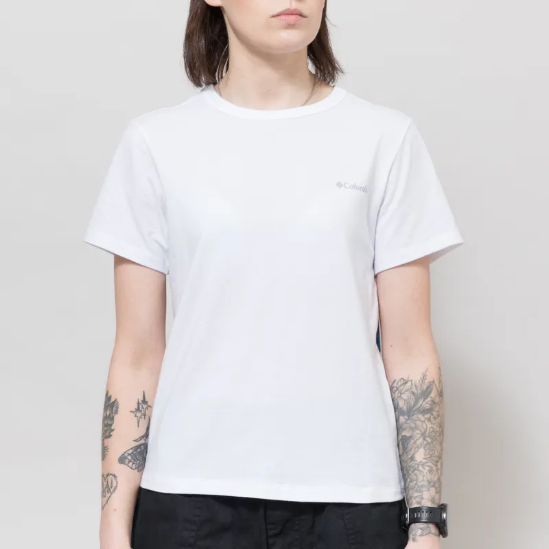 Columbia Womens Sun Trek II Technical T Shirt White