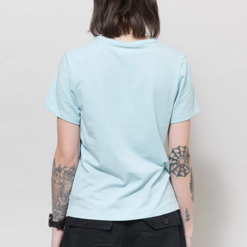 Columbia Womens Sun Trek II Technical T Shirt Marine Light-1