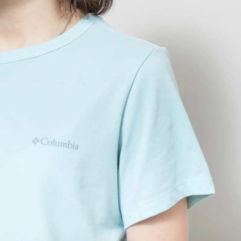 Columbia Womens Sun Trek II Technical T Shirt Marine Light-3
