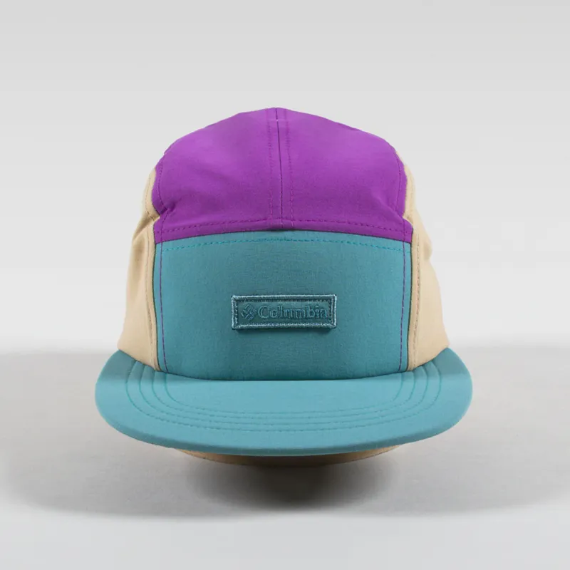 Columbia Creek Side 5 Panel Hat Teal Razzle Canoe-2