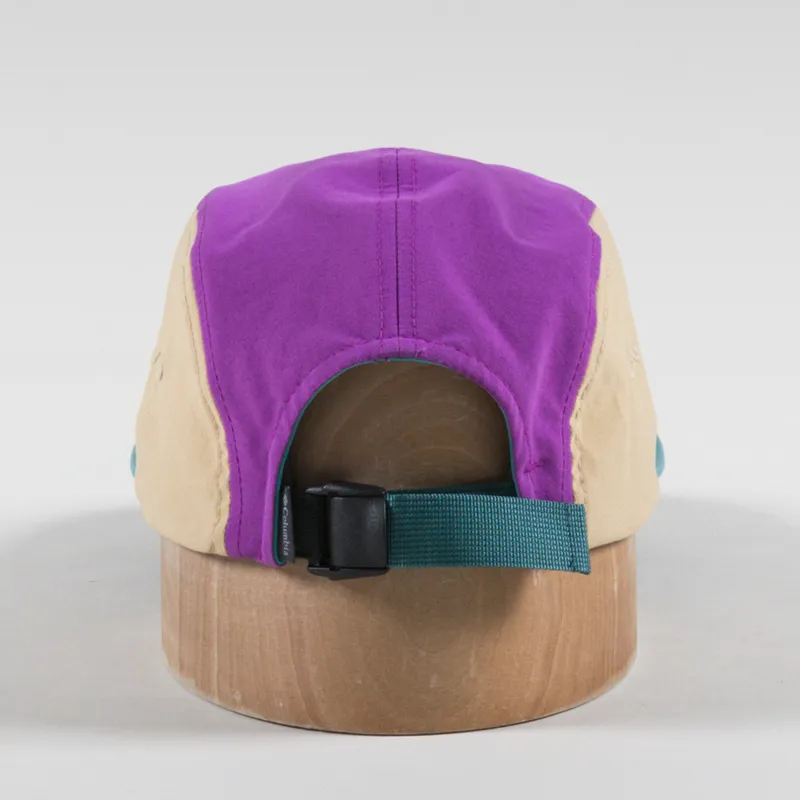 Columbia Creek Side 5 Panel Hat Teal Razzle Canoe-3