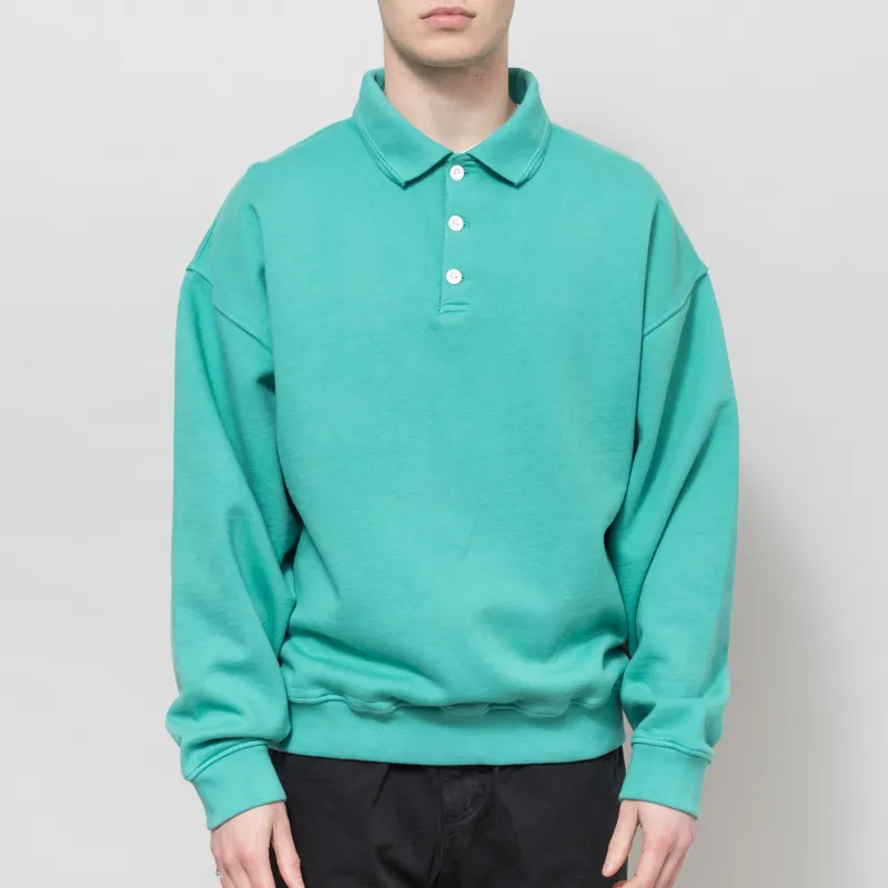 Earth People Lori Rugby Shirt Spearmint