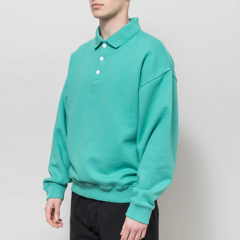 Earth People Lori Rugby Shirt Spearmint-1