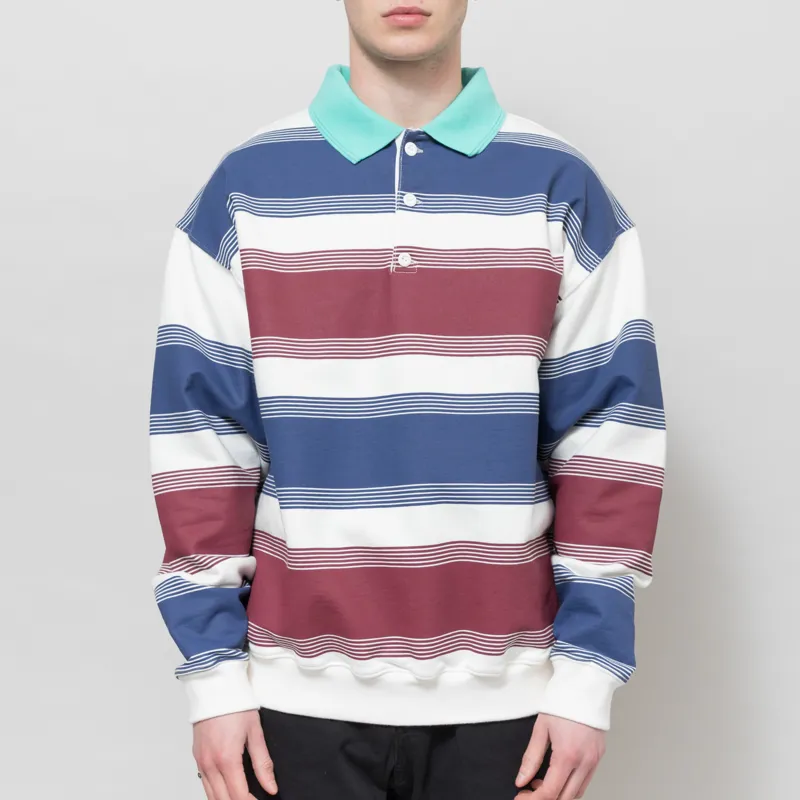 Earth People Dale Rugby Shirt Wine