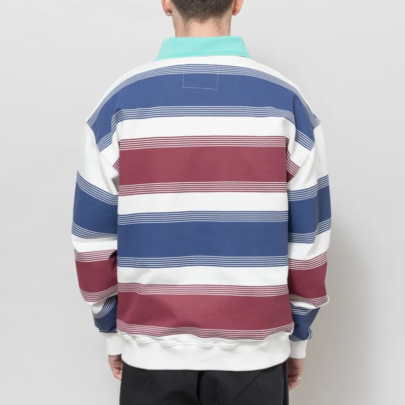 Earth People Dale Rugby Shirt Wine-2