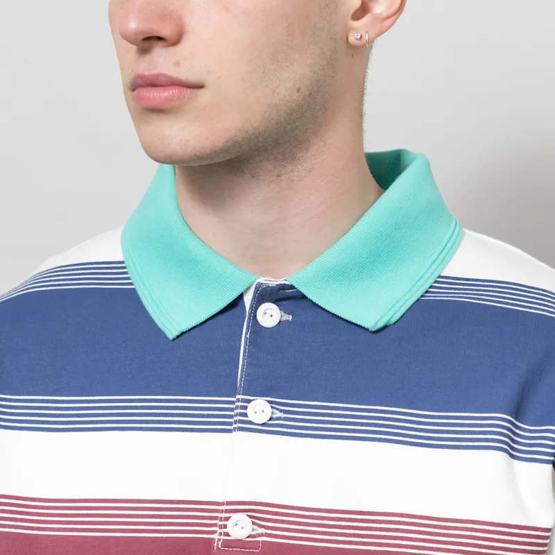 Earth People Dale Rugby Shirt Wine-3