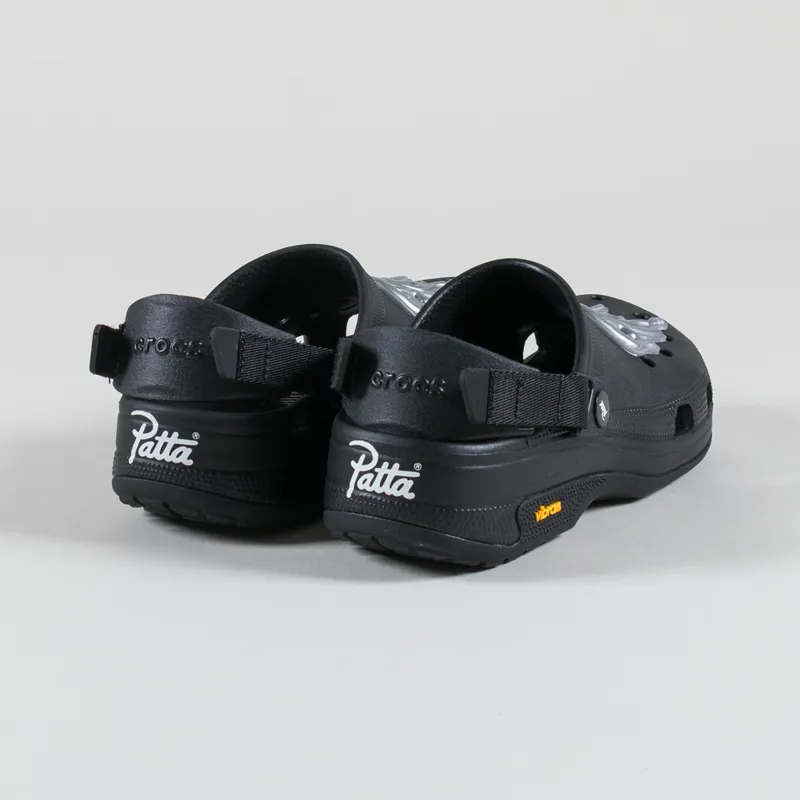 Patta x Crocs Classic EXP Clogs Black-1