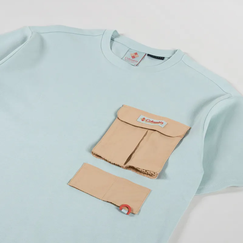 Columbia Cove Beach Pocket T Shirt Cool Green-2