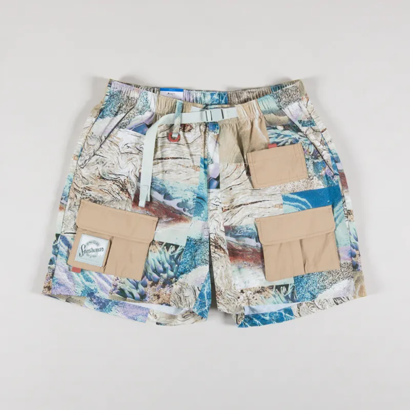 Columbia Cove Beach Printed Shorts Cool Green Coast