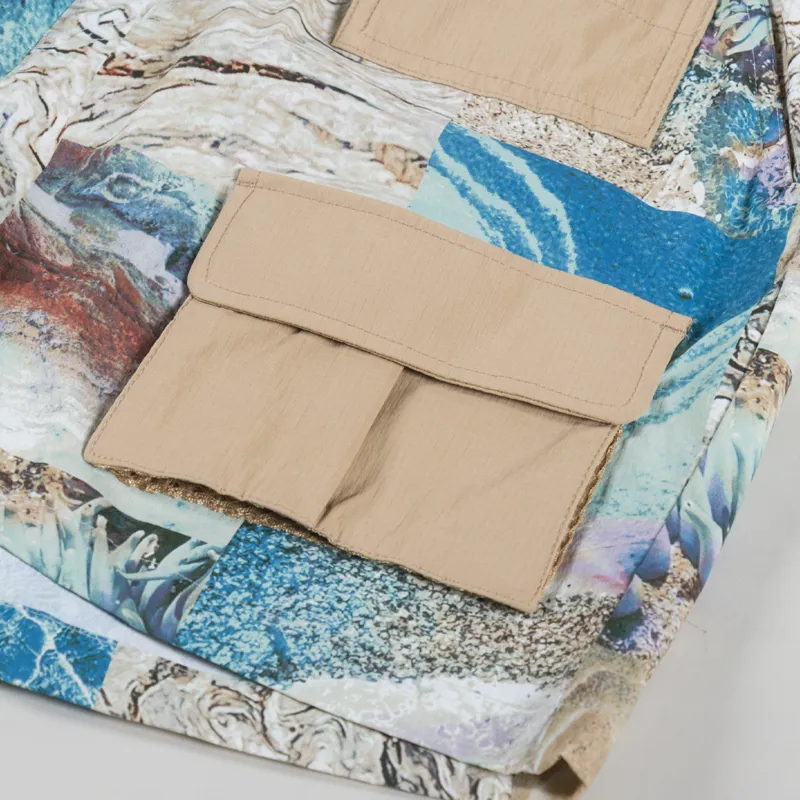 Columbia Cove Beach Printed Shorts Cool Green Coast-7