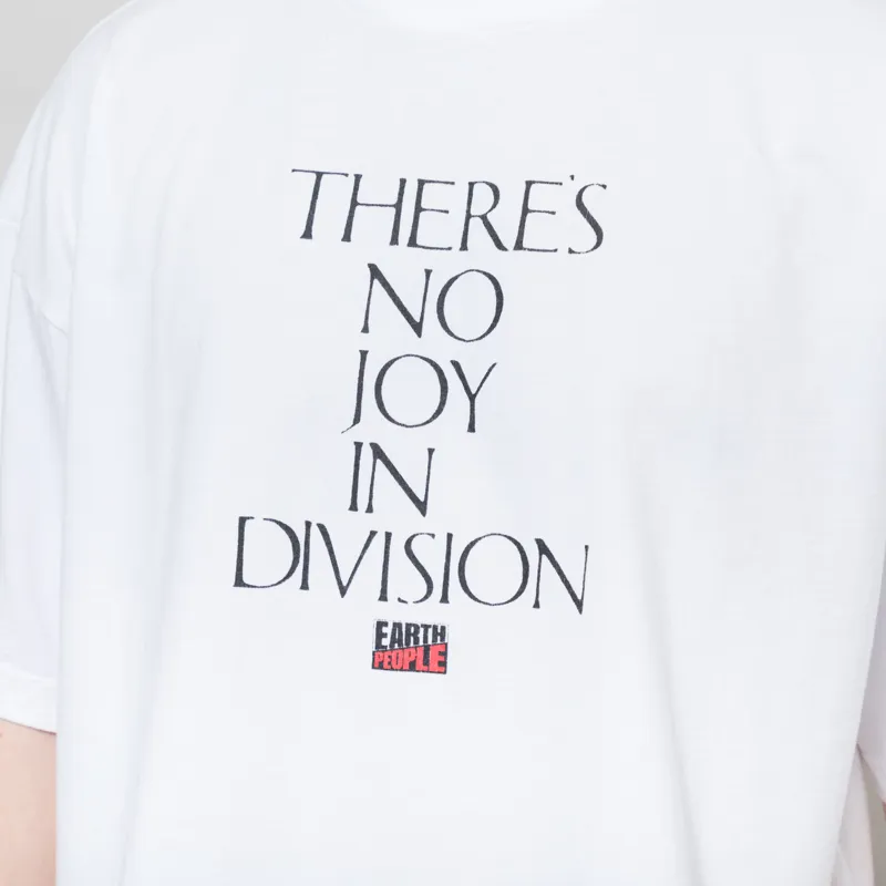 Earth People Joy Division T Shirt White-2