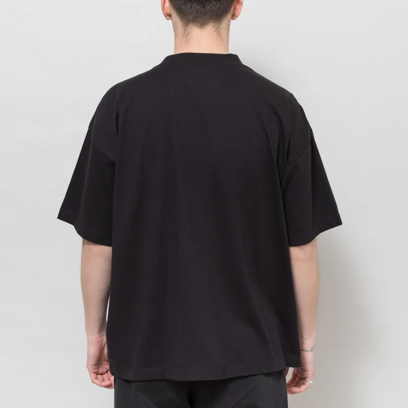 Earth People Straight Edge T Shirt Black-1