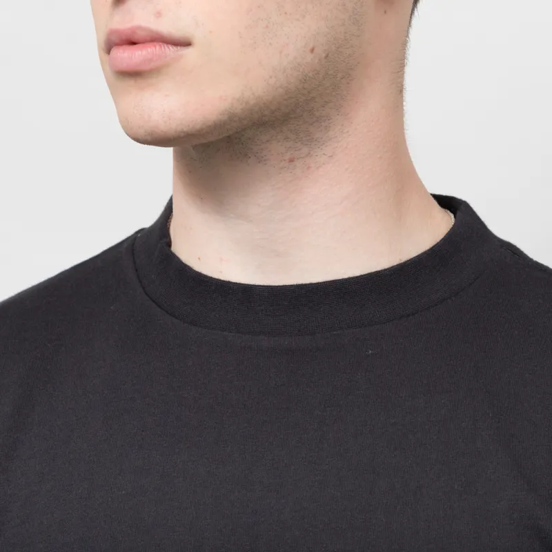 Earth People Straight Edge T Shirt Black-2