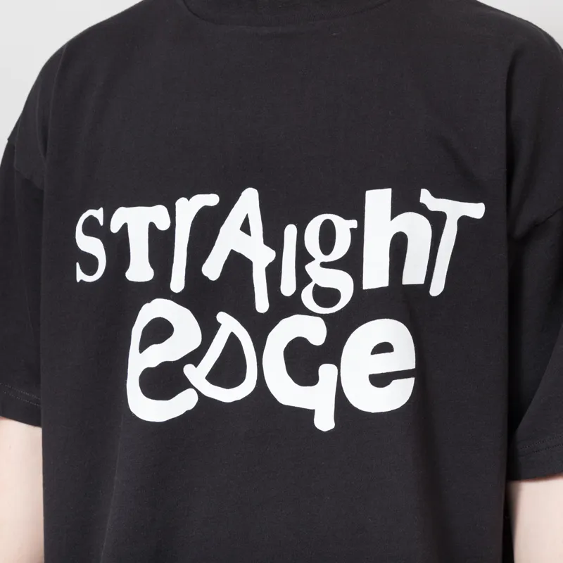Earth People Straight Edge T Shirt Black-3