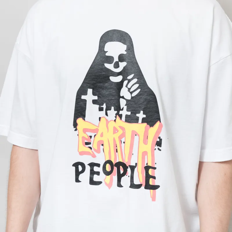 Earth People Damo T Shirt White-2