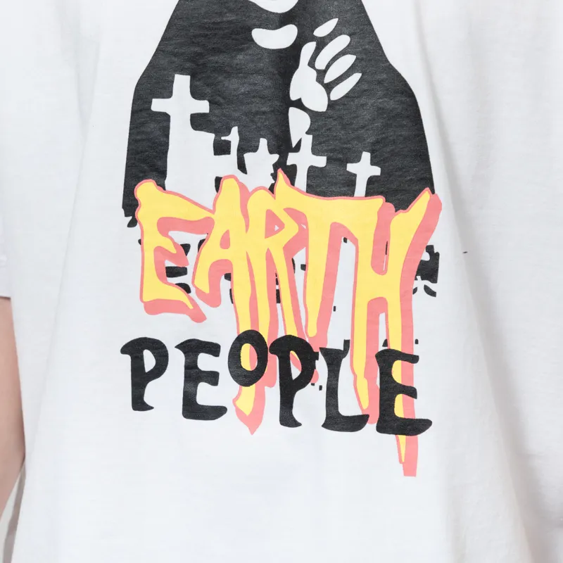 Earth People Damo T Shirt White-3