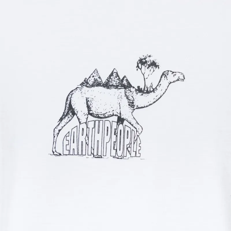 Earth People Liebezeit T Shirt White-3