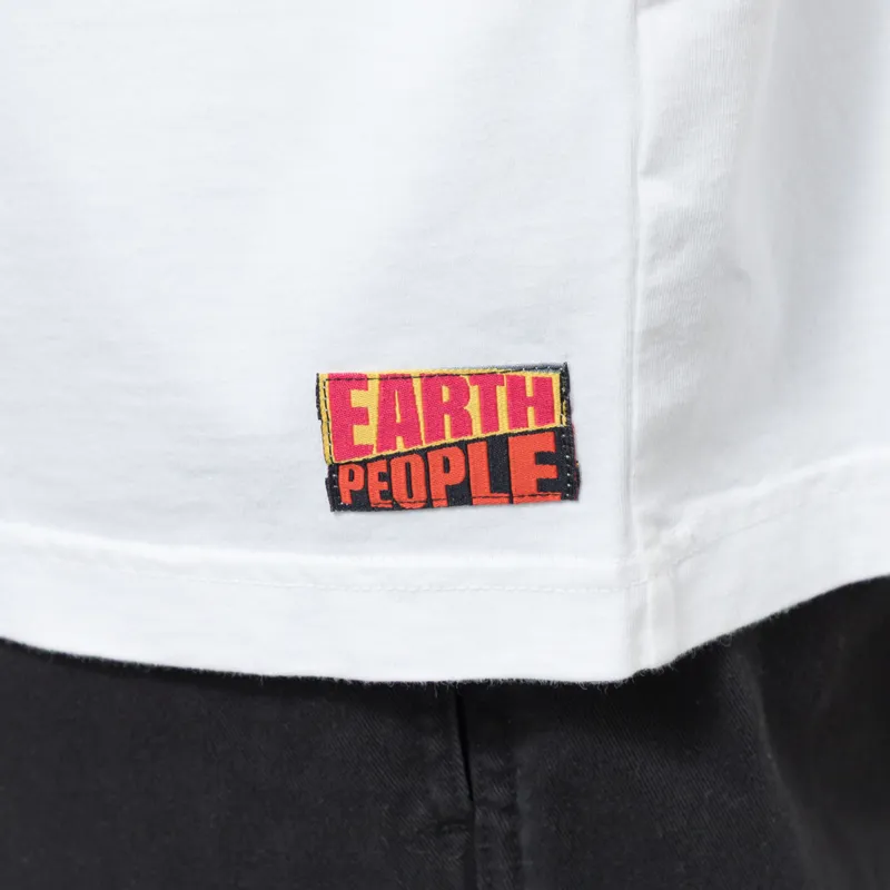 Earth People Liebezeit T Shirt White-4