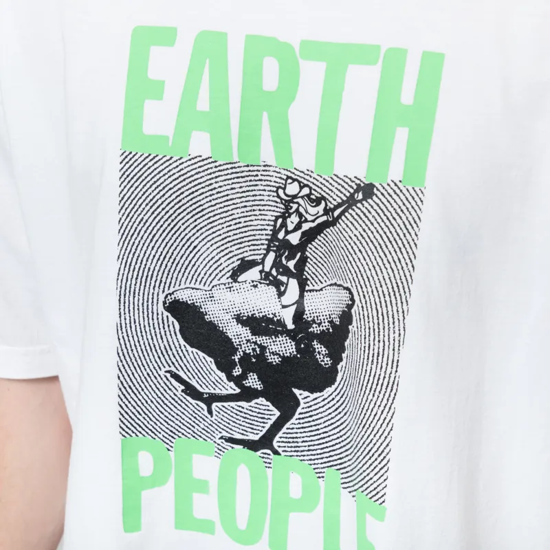 Earth People Rosko T Shirt White-3